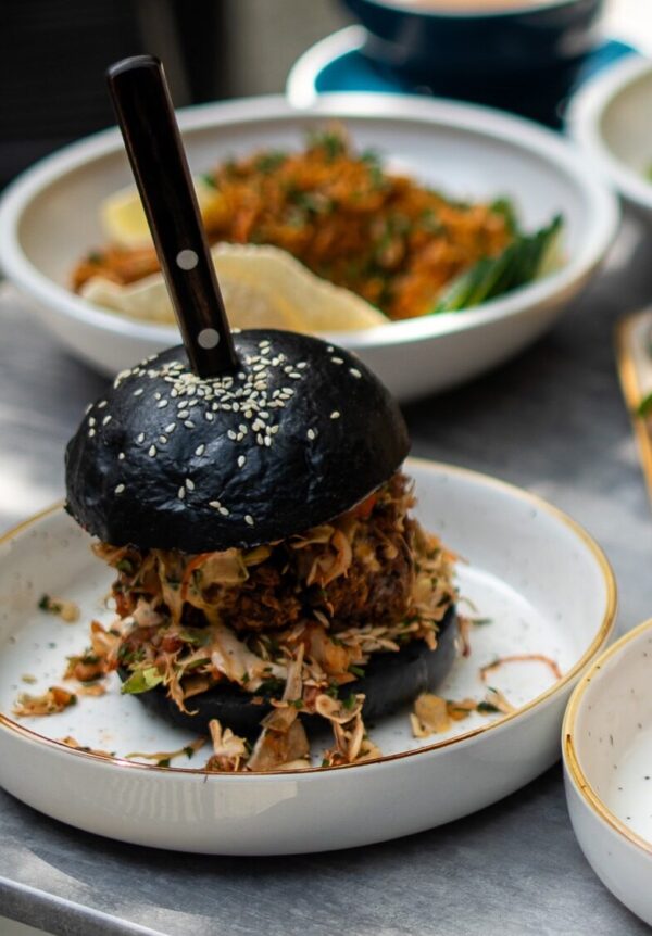eggs benedict burgers chicken burger beef burger breakfast Moonchild Cafe Bar Bistro Prahran